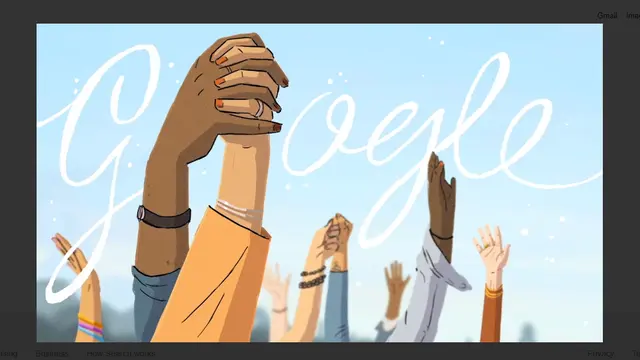 llustrasi Google Doodle Hari Perempuan Sedunia 2021