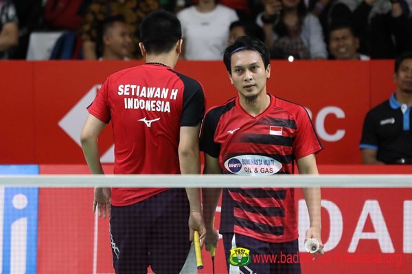 Ganda putra, Hendra Setiawan-Mohammad Ahsan. FOTO: Badminton Indonesia