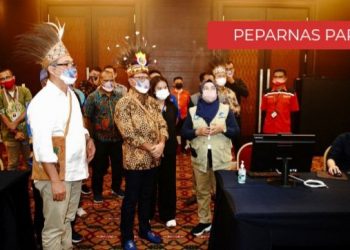 Melalui Media Center Menteri Johnny G Plate menegaskan bahwa Kominfo akan mendukung pelaksanaan Peparnas Papua di bidang informasi dan komunikasi publik. INFOPUBLIK