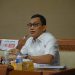 Anggota Komisi VII DPR RI Abdul Kadir Karding dalam Rapat Dengar Pendapat Komisi VII DPR RI dengan Dirjen Minerba KESDM RI dan Dirjen ILMATE Kemenperin RI serta Dirut PT Antam Tbk, Dirut PT Vale Indonesia Tbk, Dirut PT Virtue Dragon, Dirut PT Tsinghan Steel Indonesia, dan Dirut PT Bintang Delapan Mineral di Gedung Nusantara I, Senayan, Jakarta, Rabu (10/11/2021). Foto: Fahmi/Man