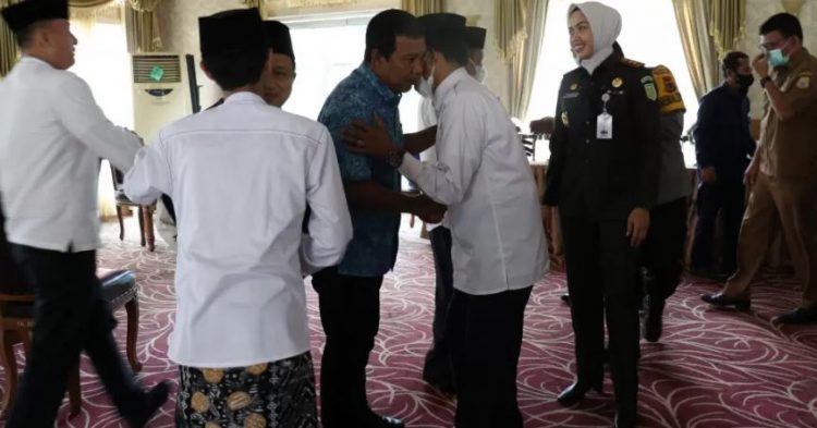 bupati romi sambut wakil gubernur jambi