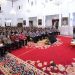 Presiden Joko Widodo memberikan pengarahan kepada jajaran Kepolisian Negara Republik Indonesia (Polri), mulai dari para pejabat utama Mabes Polri, kepala kepolisian daerah (kapolda), hingga kepala kepolisian resor (kapolres) seluruh Tanah Air di Istana Negara, Jakarta, pada Jumat, 14 Oktober 2022. (Foto: BPMI Setpres)