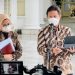 Menteri Kesehatan Budi Gunadi Sadikin memberikan keterangan usai mengikuti rapat internal bersama Presiden Joko Widodo, pada Senin, 24 Oktober 2022, di Istana Kepresidenan Bogor, Jawa Barat. (Foto: BPMI Setpres)