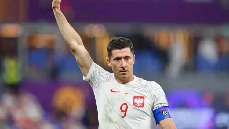 Penyerang Polandia Robert Lewandowski. Foto Reuters