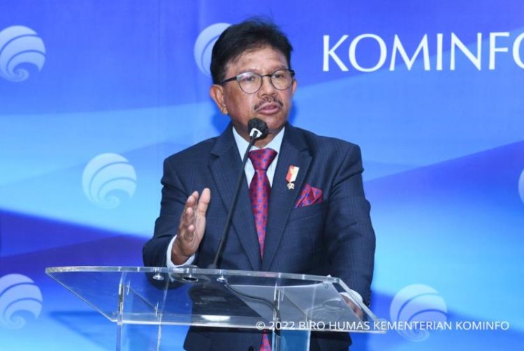 Menkominfo, Johnny G Plate. (Kominfo)