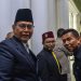 Pimpinan Pondok Pesantren Al Zaytun Panji Gumilang (kedua kiri). (Antara)