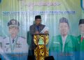 Wakil Gubernur Jambi Drs. H. Abdullah Sani, M.Pd.I., pada acara Tasyakuran Hari Lahir 90 Gerakan Pemuda Ansor, bertempat di Sekretariat Pengurus Wilayah (PW) GP Ansor Provinsi Jambi. (Foto: Agus Supriyanto, Sobirin)